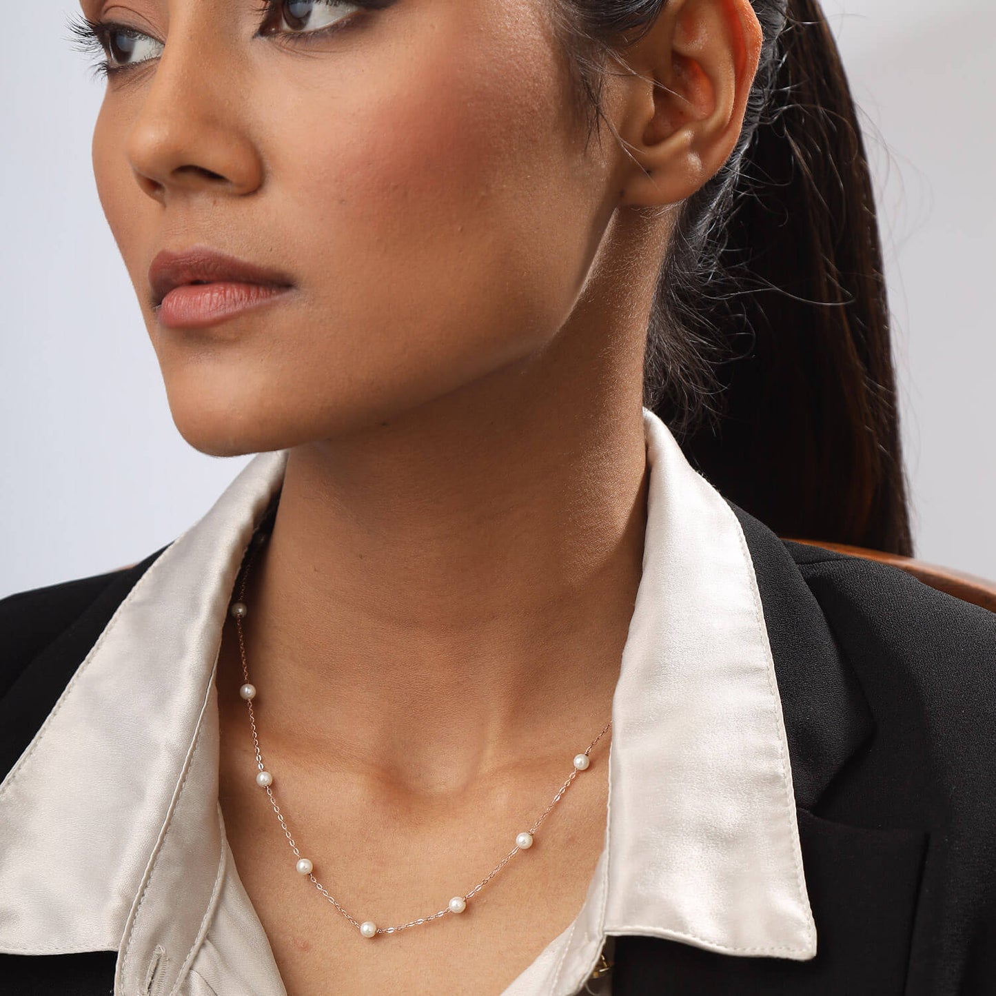 Dawn's Pearl | 925 Silver Necklace