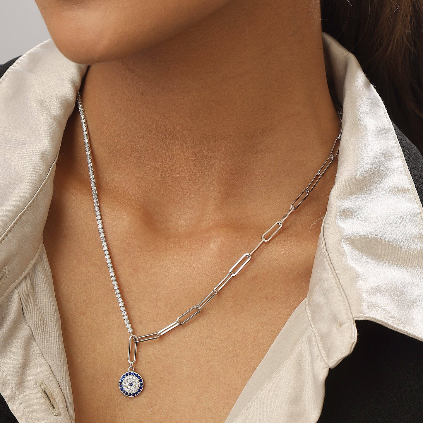 Enchanted Eye | 925 Silver Necklace