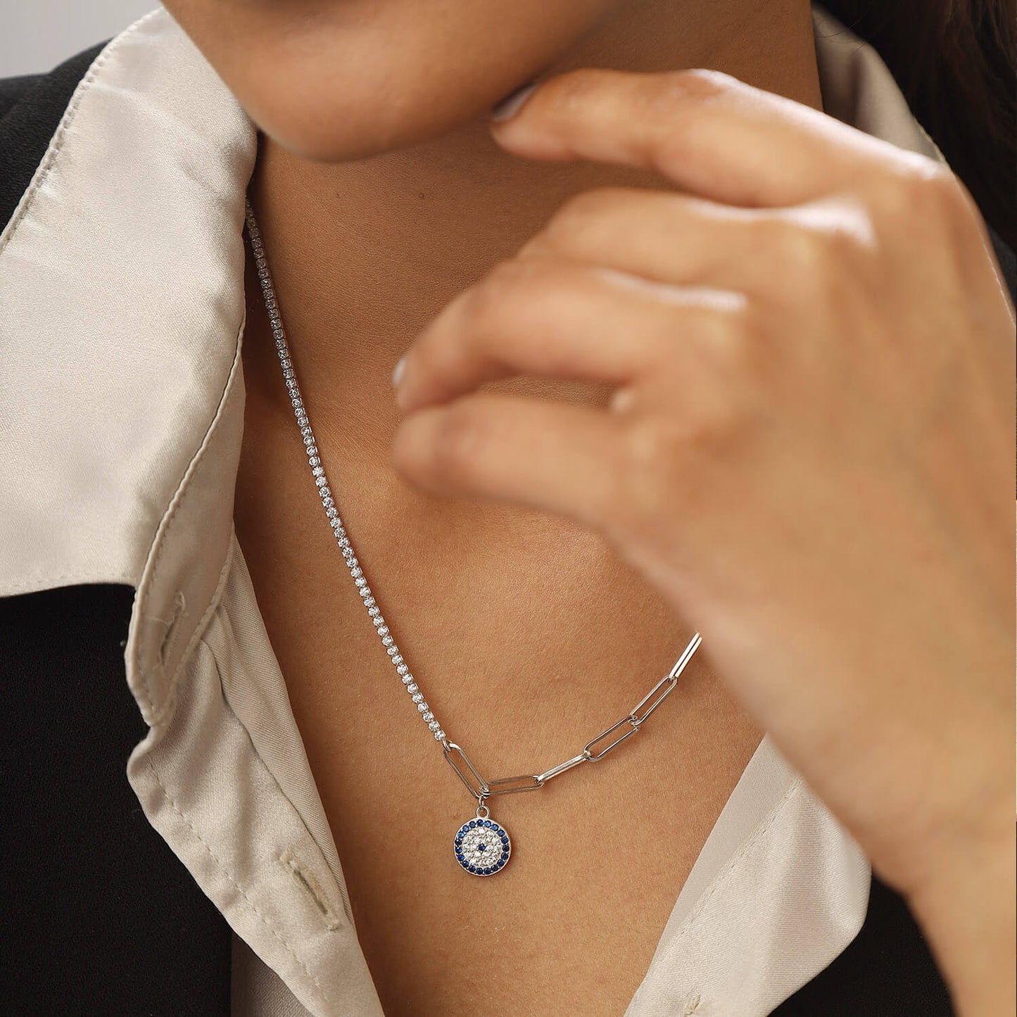 Enchanted Eye | 925 Silver Necklace